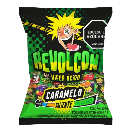 Revolcón Caramelo Hiper Ácido x 50 unds 